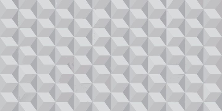 geometric cube pattern repeating three dimensional texture light gray