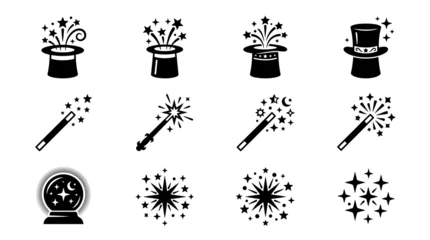 Set of Magic and Wizardry Vector Icons. © artho 