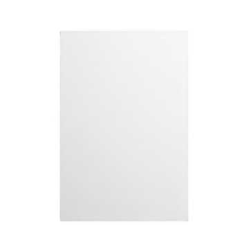 Simple clean empty white paper sheet Isolated Mockup Png.