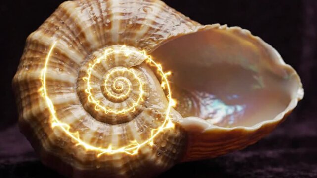 Golden Spiral Nautilus Seashell Macro Macro Photography