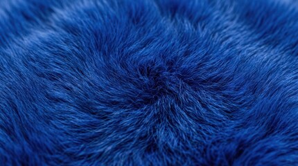 Fototapeta premium Blue short hair animal fur texture background, abstract tactile surface for fashion textile design beauty packaging wallpapers and creative close-up material pattern, dense fibers, rich blue tones,
