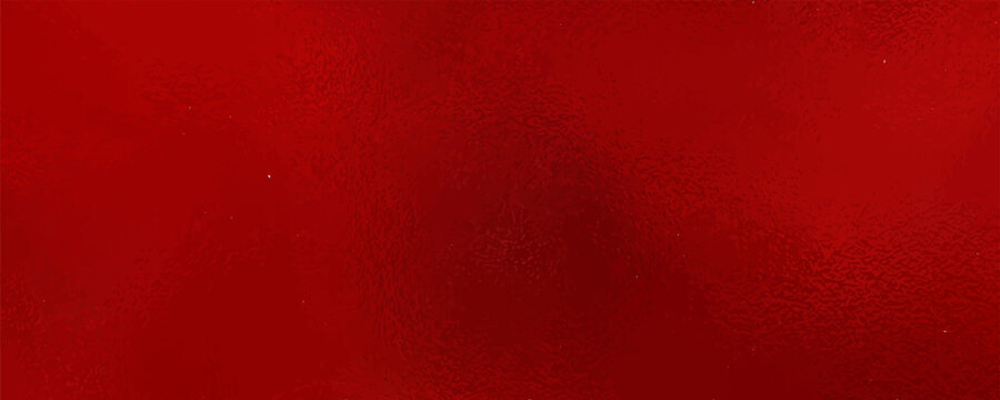 Red frosted foil texture glass effect background. Red on metal surface , Light on texture. raster version