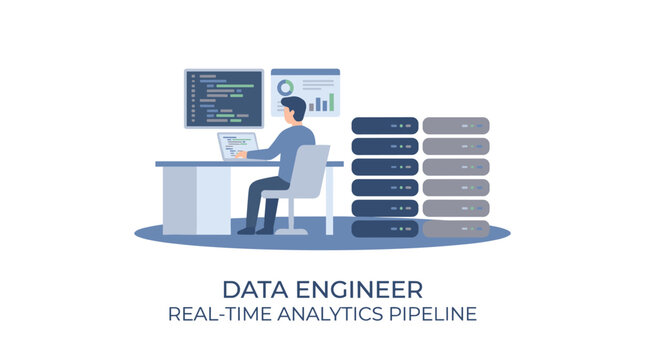 Data Engineer Working at Real Time Analytics Pipeline.