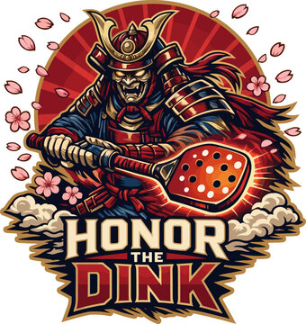Honor The Dink Pickleball Graphic
