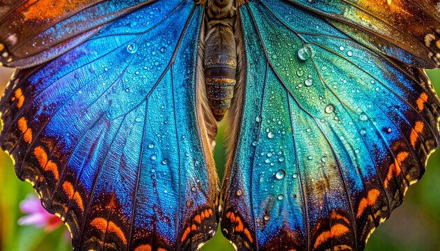 blue morpho butterfly