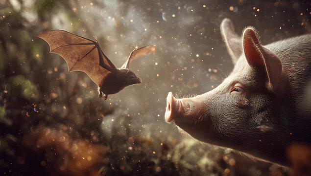 Nipah Virus outbreak and Disease spread as a a zoonotic pathogen transmitted to humans from wild and domestic animals.
