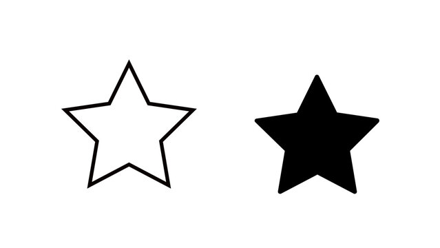 Star illustration isolated on transparent background, glowing decorative symbol for design, celebration themes, rating icons and creative graphic compositions.