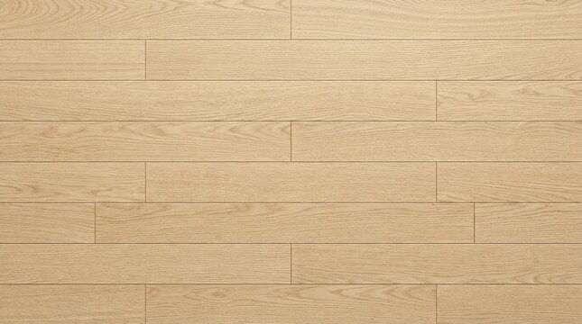 Light Oak Wood Flooring Texture, Natural Grain Pattern, Seamless Plank Background for Interior Design and Renovation Projects