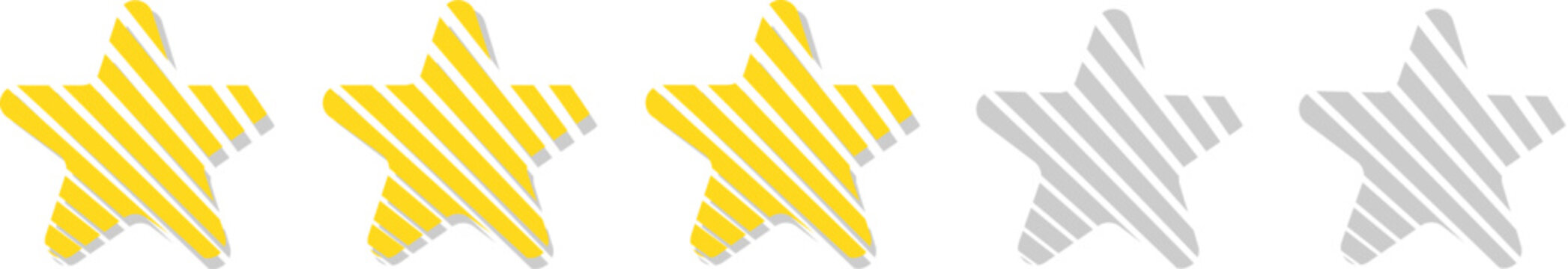 Three Star Rating Vector