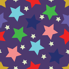 Obraz premium seamless star pattern