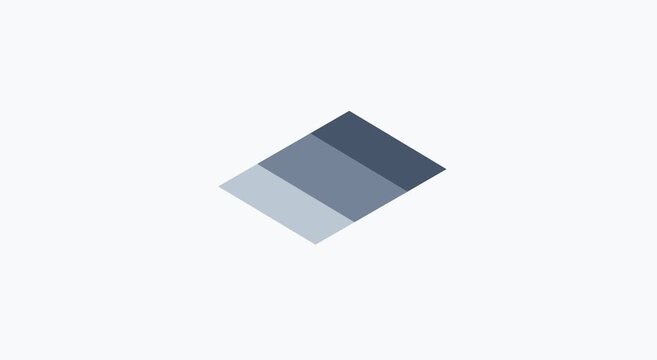 Minimalist abstract geometric motion with smooth color gradient animation