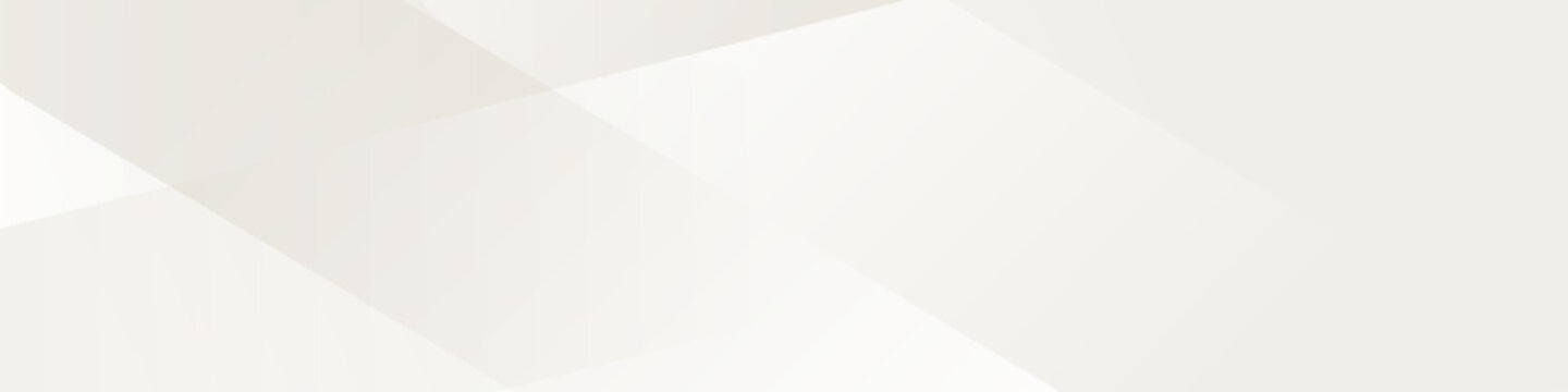 Minimal white abstract geometric background with diagonal light beams and soft shadow overlay for elegant corporate design template