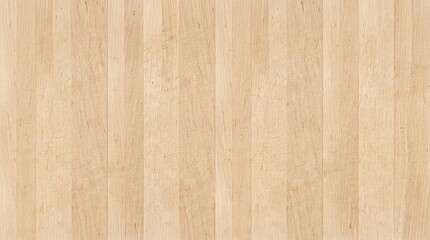 Fototapeta premium Light Wood Grain Texture, Natural Birch Plywood Surface, Vertical Grain Pattern, Seamless Background for Design Projects