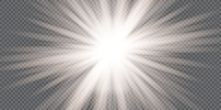 Transparent keyhole with shimmering light. A flash of light in a portal or mysterious way. Spy or peeping. Vector illustration with gradient mesh and overlay effect.
