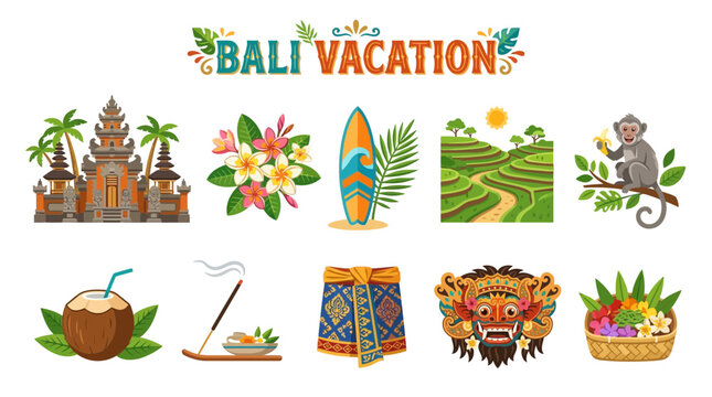 Bali Vacation Collection: Iconic Symbols of Indonesian Island Paradise