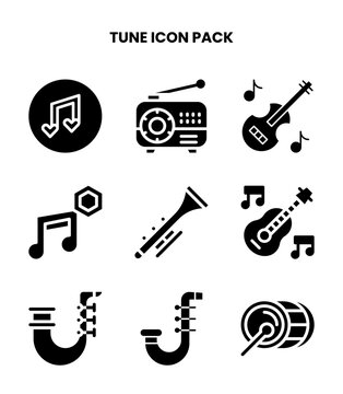 Tune Glyph Scalable Icons Pack