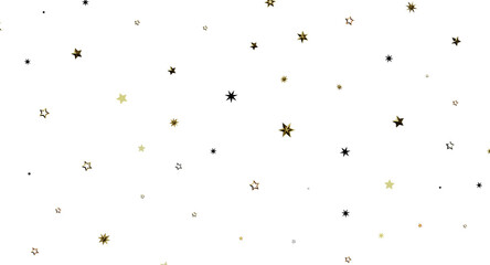Obraz premium Dreamy background featuring gold stars on white. Perfect for invitations, social media, and holiday designs. Add a touch