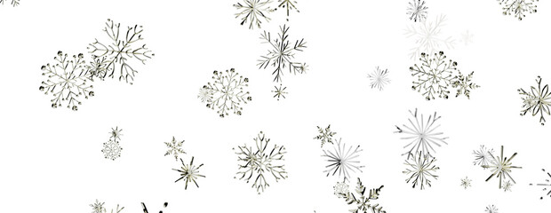 Fototapeta premium Abstract winter background with snowflakes. Perfect for Christmas or New Year design or backgrounds.