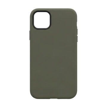 Dark green phone case for iphone 12 with rounded corners