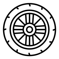 Obraz premium Wheel Icon