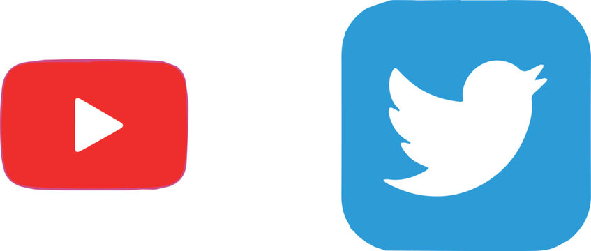  icons pack  youtube twitter  eps , jpeg