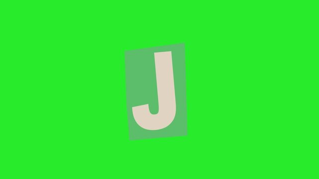 animated ransom font green screen letters and numbers collage typography cutout alphabet overlay