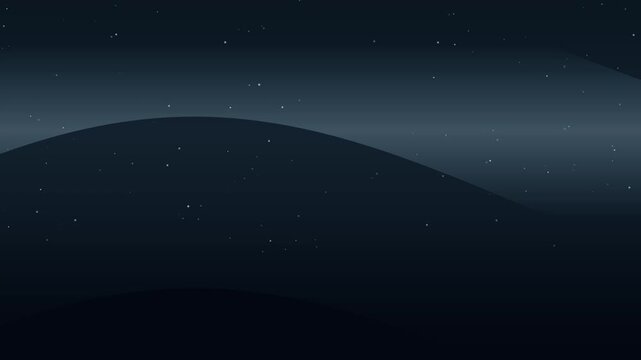 氷青ミニマルオーロラ冷涼な夜空ループ背景4K