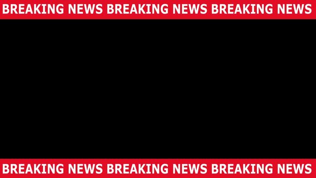 Abstract Breaking News Background Animation. Live Telecast for Broadcast and TV Studio News. 4k animation.