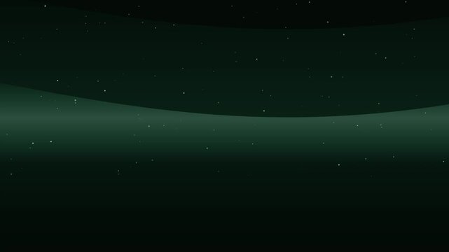 ジェイドオーロラ 翡翠グリーン1本の光が静かに揺れる星空