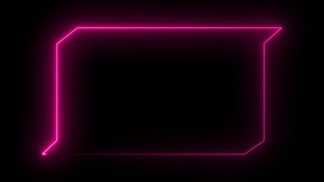 Frame HUD element and road arrow. Universal technology line and frame video overlay futuristic HUD head up display interface template.