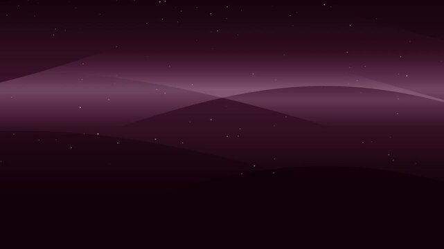 ローズダスト オーロラ ピンク 星空 ロマンチック 優しい 4K ループ背景