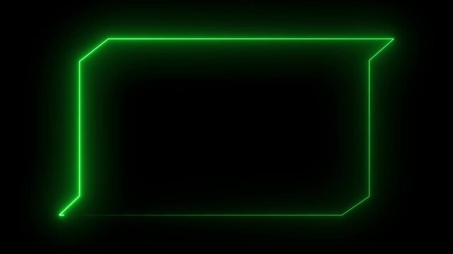 Frame HUD element and road arrow. Universal technology line and frame video overlay futuristic HUD head up display interface template.