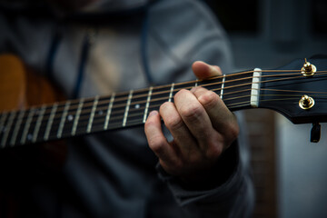 Obraz premium Gitarre spielen