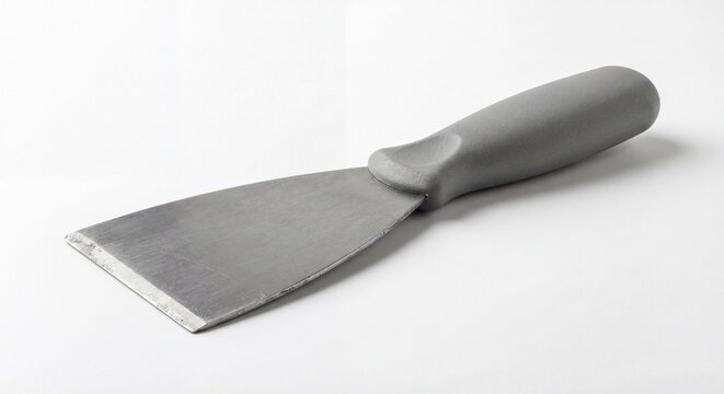 Paint scraper tool isolated on white studio background