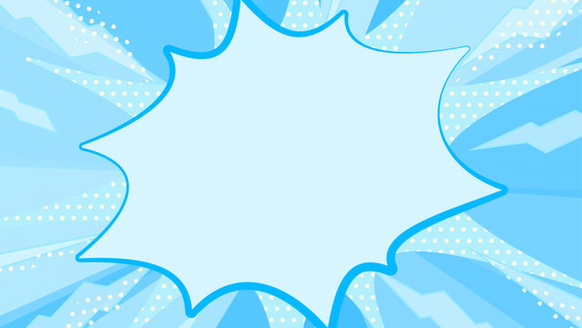 アメコミ風の爆発ベクターポップ背景