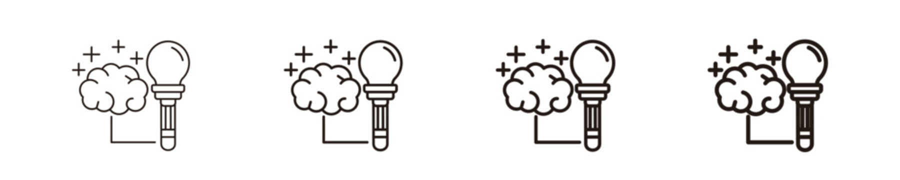  Design Thinking  Icon Set Different Stlye Collection 
