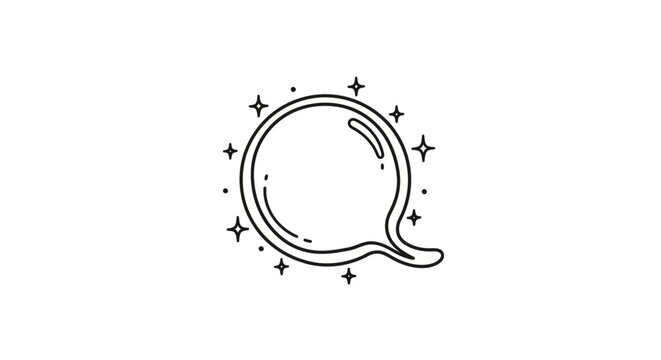 Glowing Letter Q Decoration.