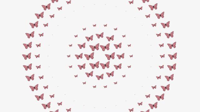 Colorful Butterfly Wings Seamless Pattern Background Nature Wildlife and Artistic Beauty Decoration Concept