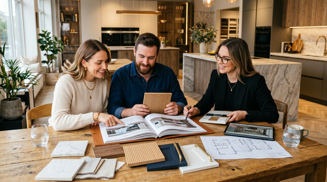 Modern kitchen renovation consultation