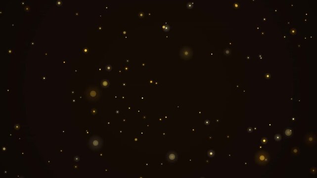 アンバーウォーム 琥珀色の降る粒子 背景ループ 4K