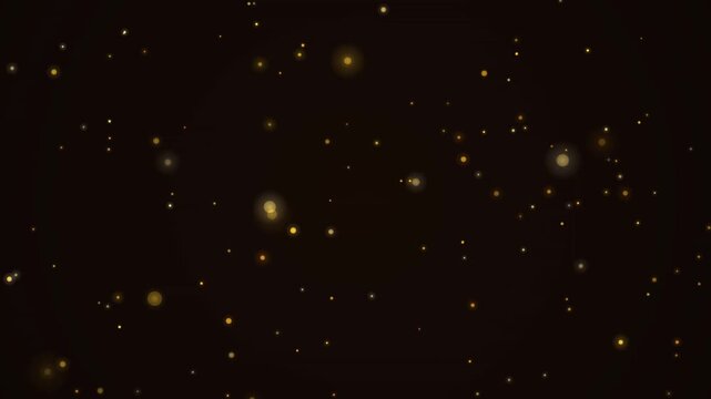 カッパーダスト 舞い落ちる粒子 銅橙ヴィンテージ温もり背景 4K
