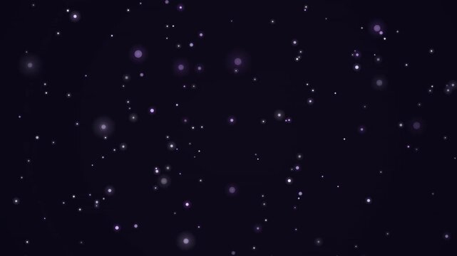 薄紫ラベンダー粒子が漂う癒し系4Kループ背景動画