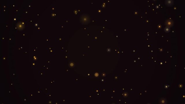 サンセット粒子が舞う夕焼け郷愁ループ背景4K