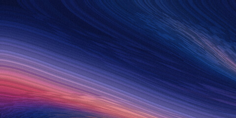 Deep blue and magenta flowing wave pattern with grainy textured finish creates a dynamic artistic cosmic movement background. © MdAshraful