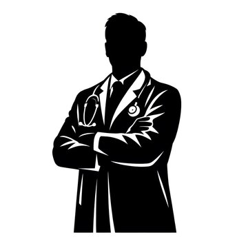 Businessman in black suit standing back view vector illustration