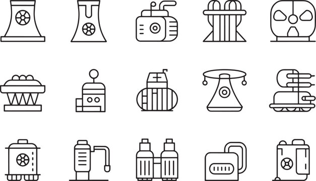 Nuclear Power Plant Small Modular Reactor Component Equipment for Energy Generation Containment Systems Cooling Infrastructure and Decommissioning Applications