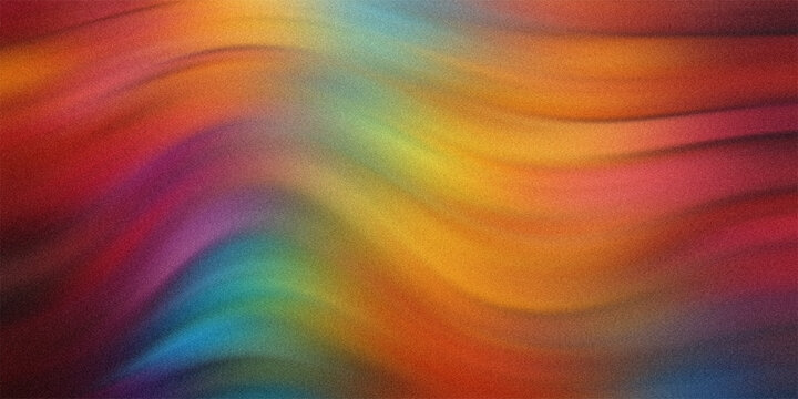 Dynamic wavy grain texture with flowing multi colored gradients creates energetic rhythmic abstract pattern for digital art.