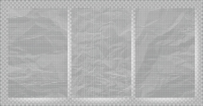 Crinkled transparent background sheets on a table with three sections