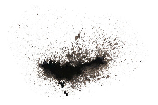  mud splash isolated transparency background.