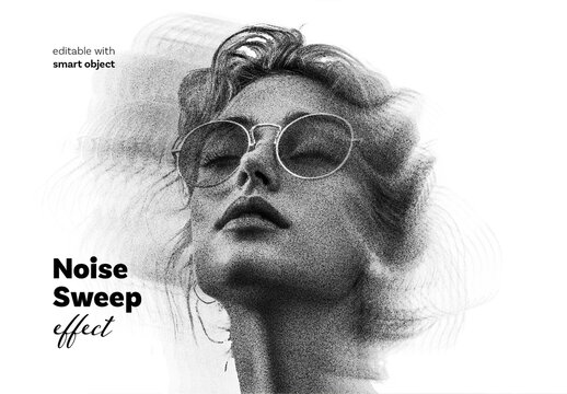 Noise Sweep Photo Effect